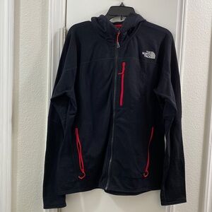 Men’s North Face zip up hoodie.